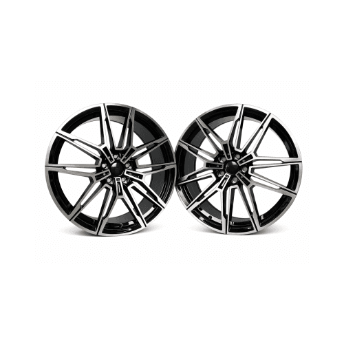 Jante PDW 19x8.5 fata 19x9.5 spate 5x112 ET29 ET35 negru polish compatibile BMW Cod: L95761F02 / L95761R99 2