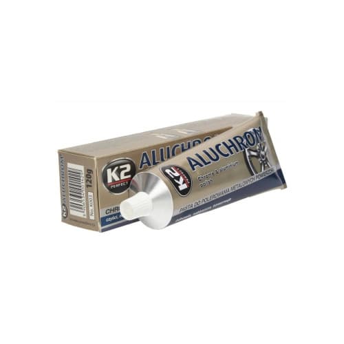Pasta polish curatare si lustruire suprafete cromate si aluminiu K2 Aluchrom 120g Cod: K0031 3