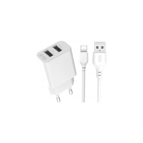 Incarcator retea USB 2.4A cu cablu Type-C Cod: XO-L109C
