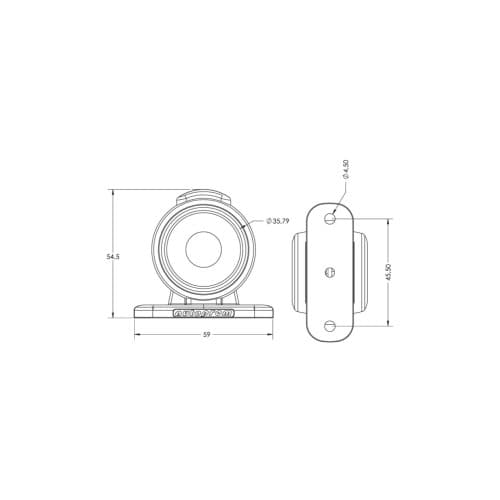 Lampa gabarit laterala auto Led Neon 12–24V Cod: 202017-BK 4