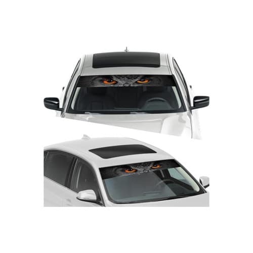 Abtibild parasolar parbriz sau luneta model Ochi de Bufnita Cod: YH-04 4