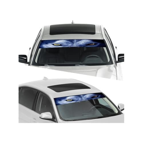 Abtibild parasolar parbriz sau luneta model Ochi de Lup Cod: YH-01 4