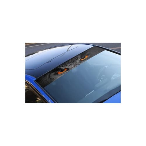 Abtibild parasolar parbriz sau luneta model Ochi de Bufnita Cod: YH-04 3