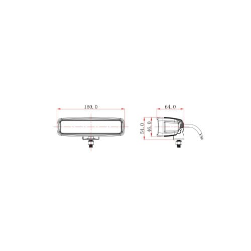Proiector LED profesional  / 5700k  30w(6 Led Osram x 5w)  Cod:KM3228S-30W 2