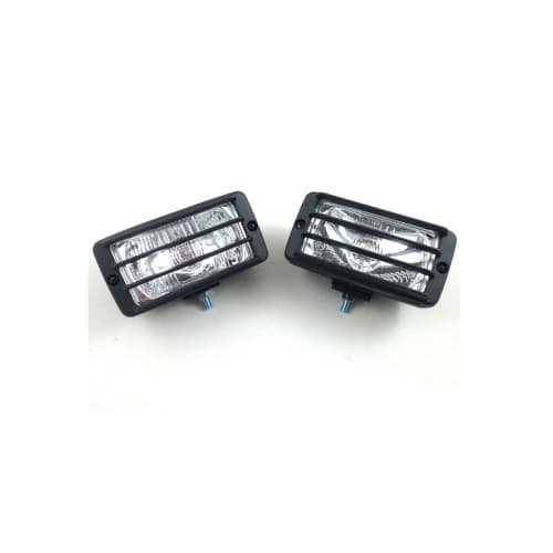 Set 2 proiectoare albe 12V si cablaj FLEX Cod:LA1023+HAL109 2