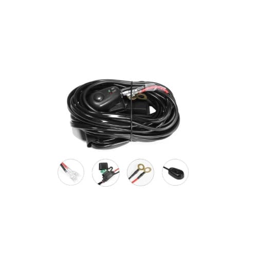 Set 2 proiectoare albe 12V si cablaj FLEX Cod:LA1023+HAL109 4
