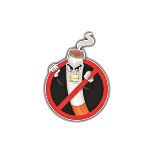 Abtibild No Smoking auto decorativ pentru exterior si interior Cod: XL-04