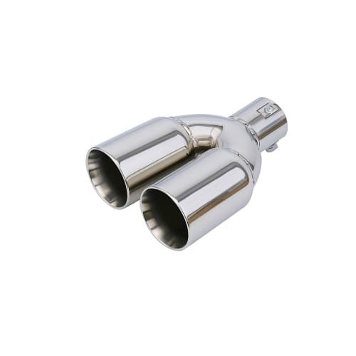 Ornament toba inox dublu universal cromat diametru 76mm Cod: A2009-76