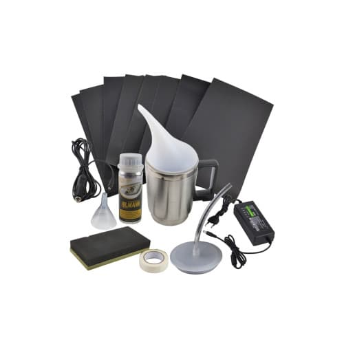 Kit restaurare faruri auto cu polimer lichid 100ML , include accesorii si alimentare duala 12V / 220V Cod: HL4235