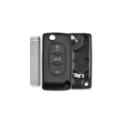 Carcasa telecomanda compatibila Peugeot / Citroen  , cu lamela, Cod: 1111VA2 3