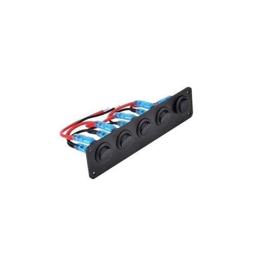 Panou cu 5 intrerupatoare, 12V 20A Cod: SPA60