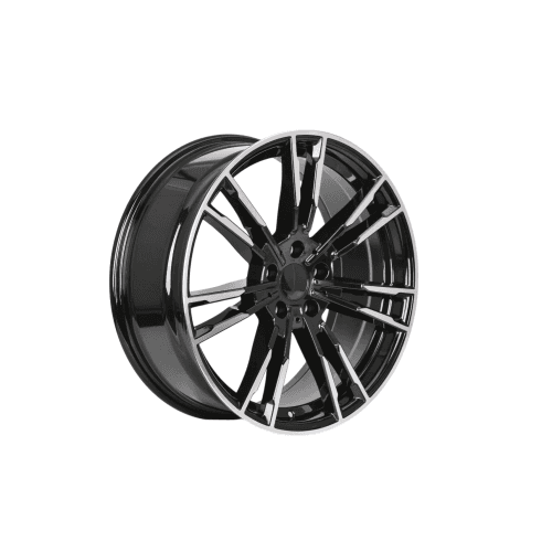 Jante PDW 19x8.5 fata 19x9.5 spate 5x112 ET28 ET35 negru polish compatibile BMW Cod: L95380F17 / L95380R74 NX 4