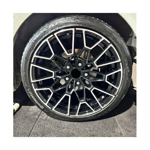Jante DY1650 KM 20x9 fata 20x10 spate 5x120 ET30 ET40 negru polish compatibile BMW 3