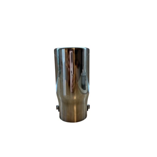 Ornament toba inox Premium, intrare 6.5 cm, lungime 15.5 cm, diametru exterior 7.5 cm Cod: 7657G
