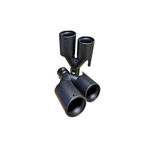 Ornament toba dubla negru mat dreapta / stanga intrare 60mm Cod: 7100417M 2