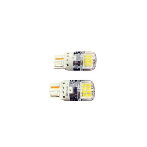 Set 2 becuri auto LED o faza T20 7440 W21W 16SMD 2835 CANBUS 12-24V 620lm lumina alba  Cod: SPT18-7440-W 2