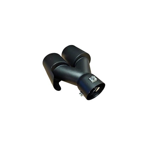 Ornament toba dubla negru mat dreapta / stanga intrare 60mm Cod: 7100417M 3