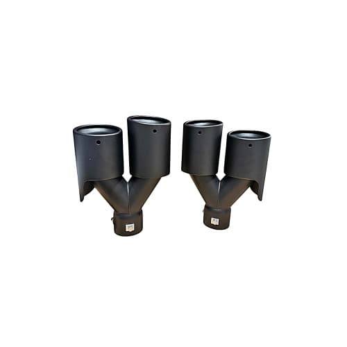 Ornament toba dubla negru mat dreapta / stanga intrare 60mm Cod: 7100417M