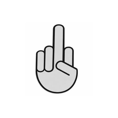 Abtibild gest mana rosu auto decorativ pentru exterior si interior Cod: YGT-12 2