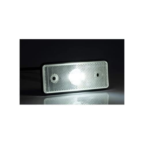 Lampa gabarit 110x45, LED, alba, 12-36V, Fristom Cod: MD-013-B 2