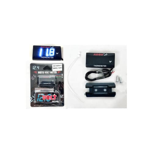 Voltmetru auto 12–24V pentru monitorizare tensiune Cod: FS-1210 2