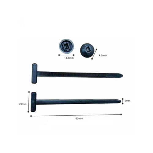 Set 50 coliere tip clipsuri universale pentru fixare cabluri auto Cod: FS-15422 3