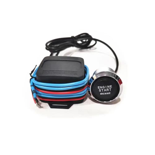 Kit buton pornire motor autoturism cu iluminare 12V Cod: ES02