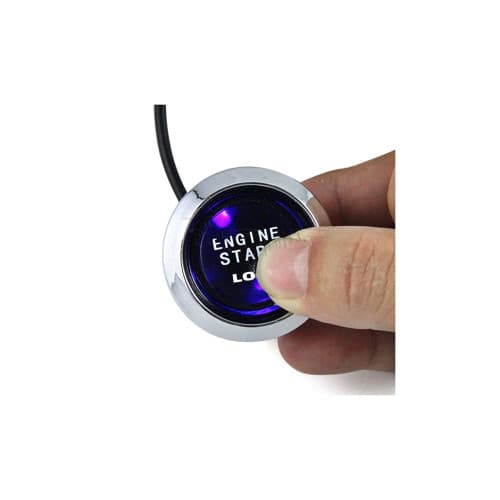 Kit buton pornire motor autoturism cu iluminare 12V Cod: ES02 3