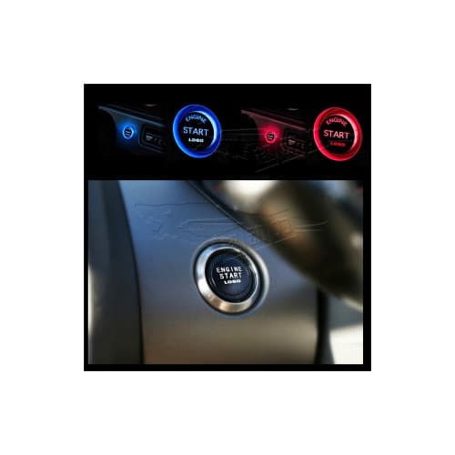 Kit buton pornire motor autoturism cu iluminare 12V Cod: ES02 4