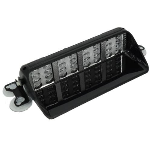 Lampa LED stroboscopica pentru parbriz ROSU-ALBASTRU Cod: S32 48W 2