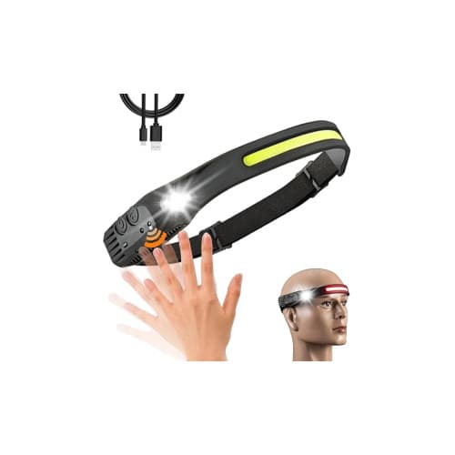 Lanterna LED cap reincarcabila 500lm +100lm Cod: CB-689-1 2