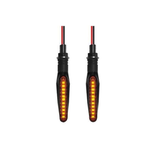 Semnalizare moto 12V cu functie de lumina de zi alba si semnalizare galbena Cod: AC-0031