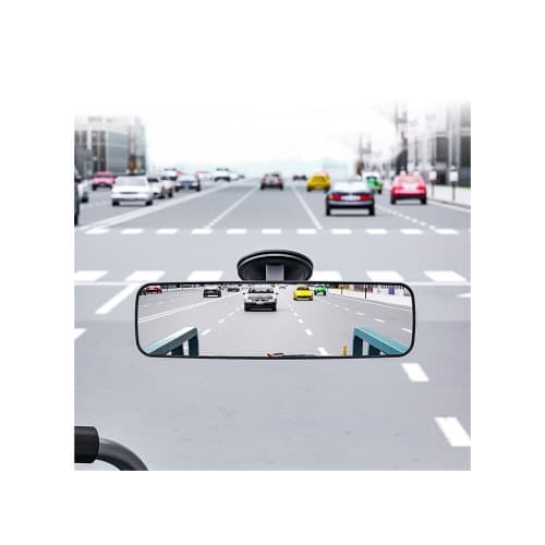 Oglinda interioara auto universala cu ventuza 28 cm Cod: FS-1269 2