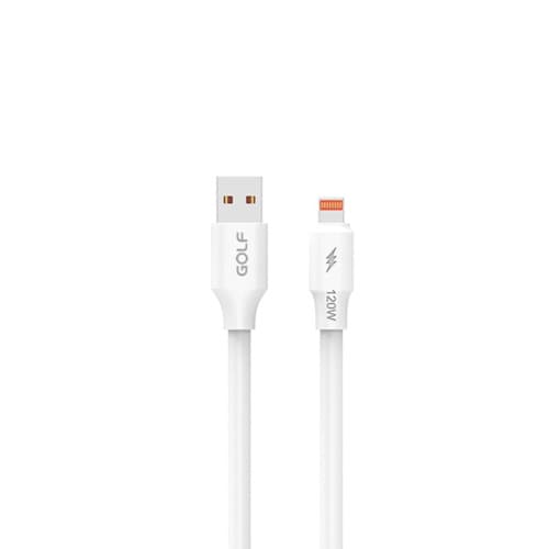 Cablu USB la Lightning pentru iPhone, 120W, 6A, incarcare ultra-rapida, alb Cod: GC-98I