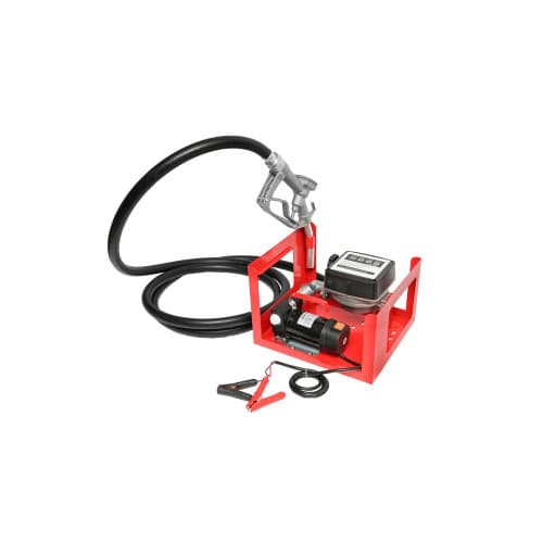 Kit pompa transfer motorina 12V debit 40L/min cu contor furtun aspiratie 1.5m furtun transfer 4m si pistol Cod: BK87750 2