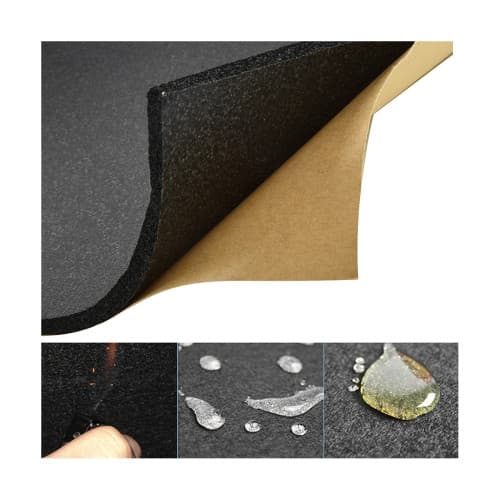 Rola insonorizant auto cu material textil si adeziv 20mm 1m x 5m Cod: 017T 3