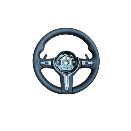 Volan sport piele compatibil BMW Seria 5 E60/E61, Seria 6 E63/E64 pana la 09/2005 Cod: OCH-17