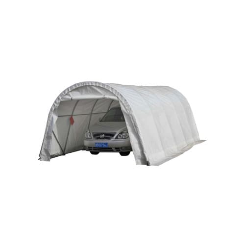 Cort pentru depozitare latime 3.66m lungime 6.1m inaltime 2.44m PVC structura metalica Cod: DISCR96 2