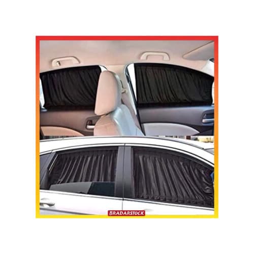 Set 2 perdele laterale auto din panza pe sina calitate PREMIUM Lungime 70 cm Cod: FS-12 3