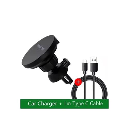 Suport telefon cu incarcare wireless 15W compatibil husa cu inel magnetic Cod: XO-TK26 4