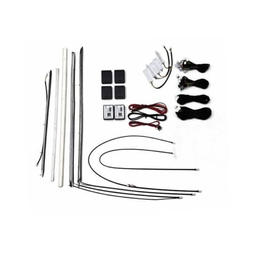 Set lumini ambientale LED RGB digital magic color 18 piese cu aplicatie BTT Cod: HH-20050 3