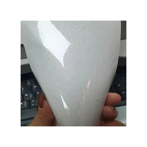 Folie protectie caroserie colorata PPF Alb Perlat Stralucitor cu functie de regenerare si tehnologie eliminare bule 1mx1.52m Cod: PPF-TU055 3