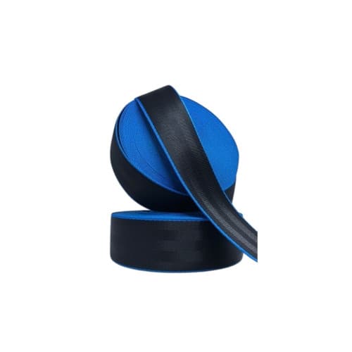Banda centura siguranta auto poliester negru albastru latime 46mm rola 100m Cod: FST-CENT7 2