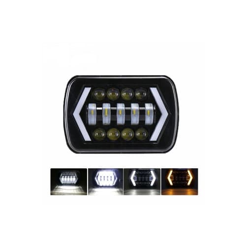 Proiector LED 39W DRL cu 2 faze 12V cu functie de semnalizare Cod: SPT313H4D 2