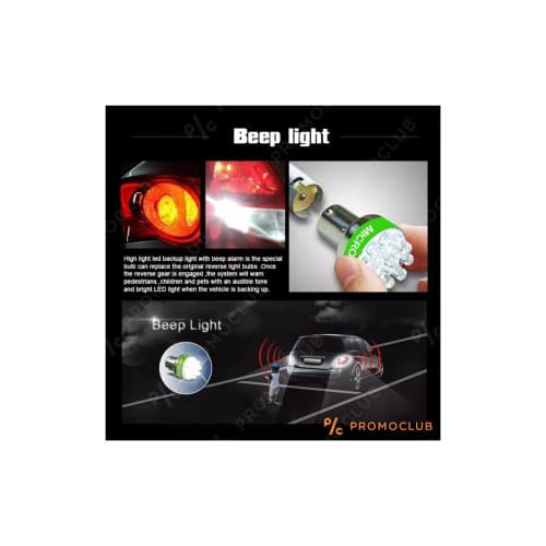 Sirena mers înapoi cu bec LED și sunet BEEP-BEEP Cod: 2303-12V 3