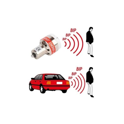 Sirena mers inapoi cu bec LED 1W HIGH POWER Sunet BEEP-BEEP Cod: 2304 -12V 4