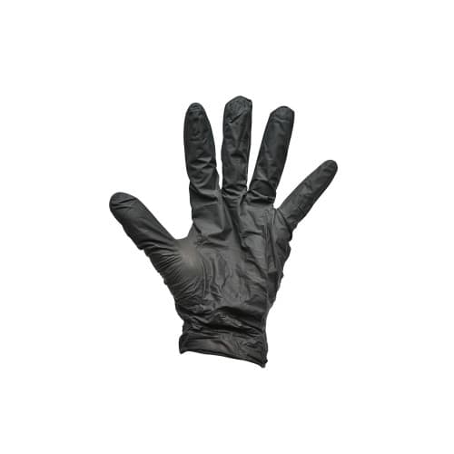 Manusi nitril negre nepudrate cu textura aderenta pe degete marimea S 100 buc Cod: BK79977