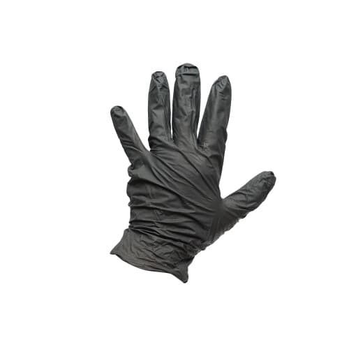 Manusi nitril negre nepudrate cu textura aderenta pe degete marimea S 100 buc Cod: BK79977 2