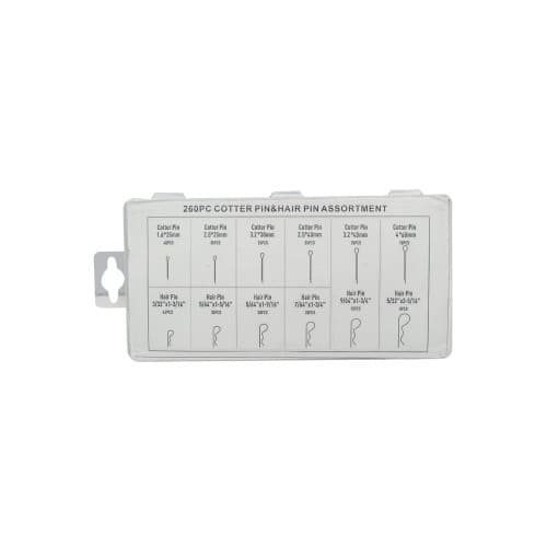 Trusa agrafe de siguranta si splinturi 260 piese Cod: BK99838 2