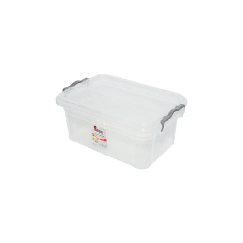 Cutie depozitare 7.5L cu capac din plastic, transparenta 220x340x140mm Cod: DISLK03 3